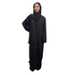 LUXE DIVA women’s gold trim abaya with matching scarf Islamic maxi dress