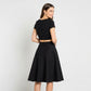 LUXE DIVA Women’s Plus Size Flared Skirt