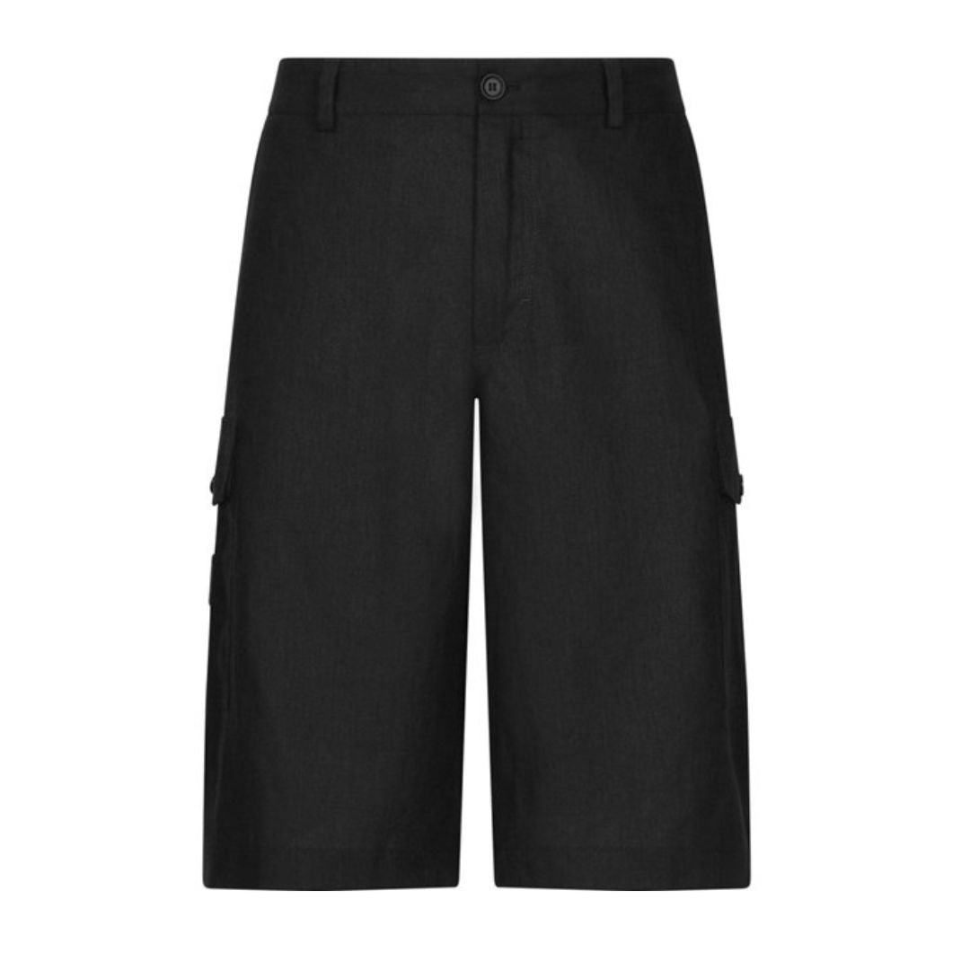 LUXE DIVA Boys Adjustable Cargo Half Elasticated School Shorts