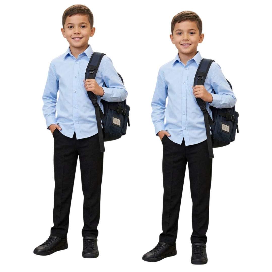 Boys Sturdy Fit School Trouser