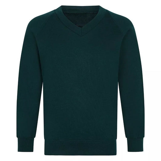 Kids Boys Girls  V Neck School Jumper Sweatshirt