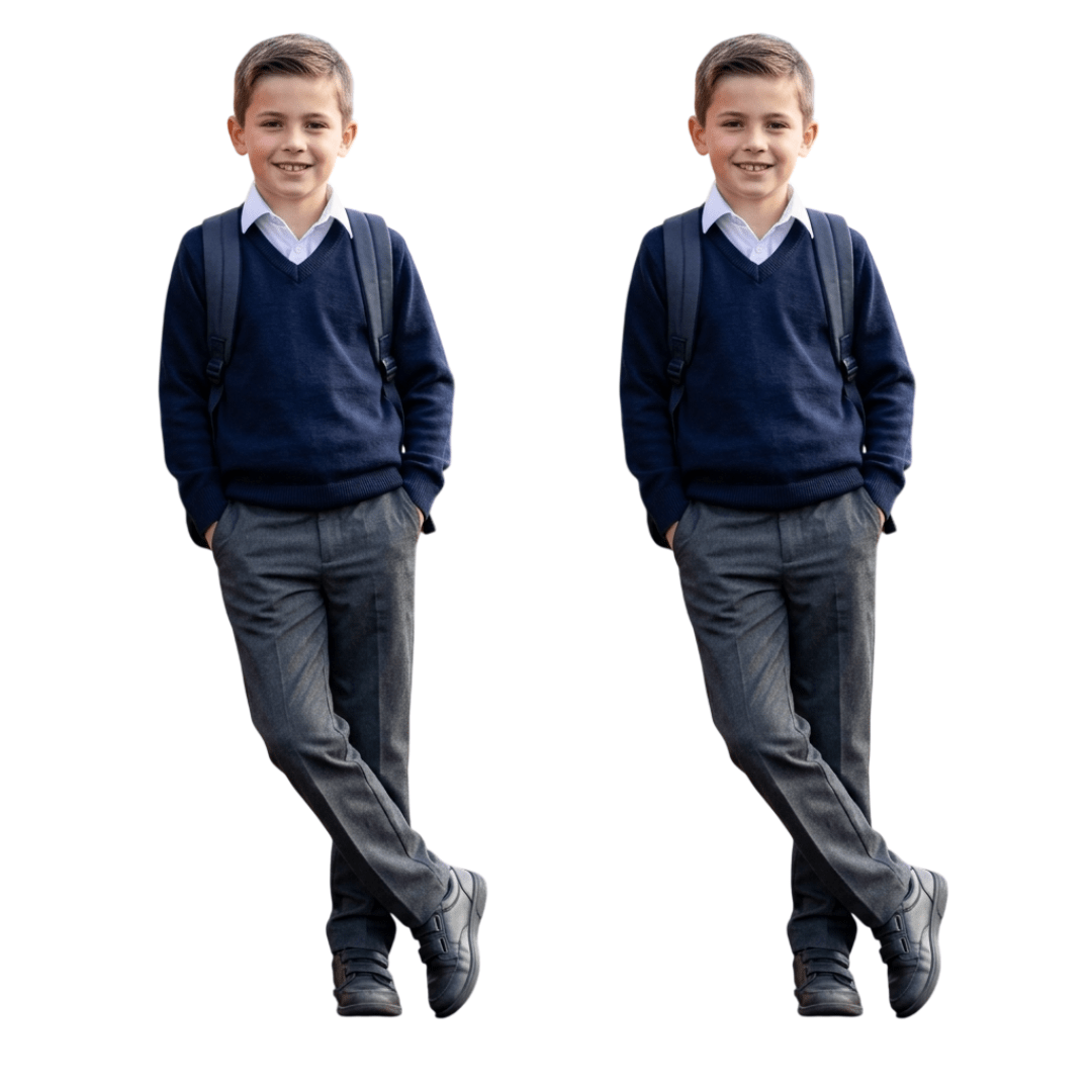 Boys Sturdy Fit School Trouser - LUXE DIVABoys Sturdy Fit School TrouserBoys Sturdy Fit School TrouserLUXE DIVALUXE DIVAPx2SchZIpClipTrouGrey7-8Boys Sturdy Fit School Trouser7-8 YearsPack Of 2 Zipper Grey