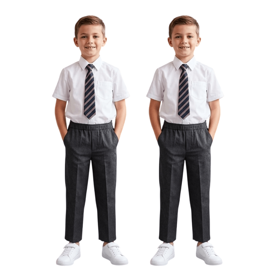 Boys Sturdy Fit School Trouser - LUXE DIVABoys Sturdy Fit School TrouserBoys Sturdy Fit School TrouserLUXE DIVALUXE DIVAPx2SchPullupTrouGrey3-4Boys Sturdy Fit School Trouser3-4 yearsPack Of 2 Grey