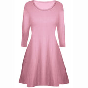 LUXE DIVA Girls Long Sleeve Dress - Flared Franki A-Line Skater Swing Style, Casual & Stylish Top for Kids 5-13 Years, School, Parties & Everyday