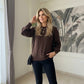 LUXE DIVA Ladies Cable Knit Jumper Women's Chunky Knit Sweater Stylish Everyday Wear