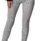 LUXE DIVA Womens Knitted Tartan Winter Leggings Ladies Soft Warm Wool Christmas Retro Pants Warm Trousers