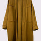 LUXE DIVA Plain Soft Feel Pockets Oversize  Longline Jacket