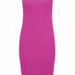 LUXE DIVA Ladies Scoop Neck Bodycon Dress Cap Sleeve Slim Fit Midi Dress Womens Plus Size Plain Stretch Ladies Jersey Midi Dress Sizes 8-26