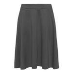 Load image into Gallery viewer, LUXE DIVA Women&#39;s Plus Size Flared Skater Skirt – Plain, Stretchy, Elastic Waist Casual Short Skirt for Ladies – UK Sizes 14 to 28 Summer Wear
