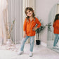 LUXE DIVA Kids Fleece Zip Up Hoodie Jacket Unisex Full Zip Sweatshirt Ages 2–13