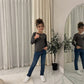 LUXE DIVA Girls Kids Plain Long Sleeve T-Shirt Round Neck Stretch School Top 2-13 Years