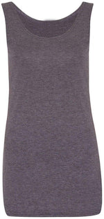 Load image into Gallery viewer, Ladies Scoop Neck long Sleeveless Stretch Plain Vest Strappy T-Shirt
