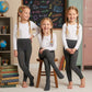 LUXE DIVA Girls Pack of 3 Cotton Rich Tights School Uniform Kids
