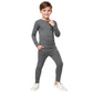 LUXE DIVA Kids Unisex Thermal Long Johns Set