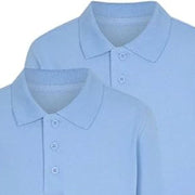 LUXE DIVA Boys Plain Polo Shirts Kids Summer Long Sleeve School T-Shirts Top School Shirts Uniform PE Top