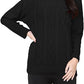 LUXE DIVA Women's Cable Knit Round Neck Jumper Stretch Sweater