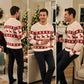 LUXE DIVA  Men's Knitted Christmas Jumper – Festive Xmas Sweater, Warm Long Sleeve Novelty Pullover for Holidays