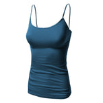 Load image into Gallery viewer, WOMENS CAMI TUNIC DRESS BODYCON LADIES MINI SUMMER STRAPPY PLAIN VEST TOP
