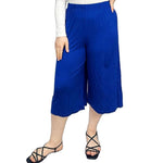 Load image into Gallery viewer, LUXEDIVA  Womens Ladies Plain 3/4 Length Short Palazzo Trousers Casual Wide Leg Culottes Pants Plus Sizes UK 8-26
