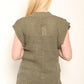 LADIES SLEEVELESS 5 BUTTON WAISTCOAT KNITTED 2 POCKETS V/NECK SELF COLOUR KNITWEAR FRONT PATTERN W/COAT ALL YEAR ROUND WEAR