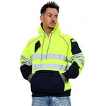 Load image into Gallery viewer, HUBIBUBI Mens Hi Viz Body Warmer High Visibility Gilet Jacket | Hi Viz Fleece Lined Waterproof Workwear Security Safety Wear Reflective Tape Gilet Waistcoat Phone &amp; ID Pockets Vest Top S-3XL
