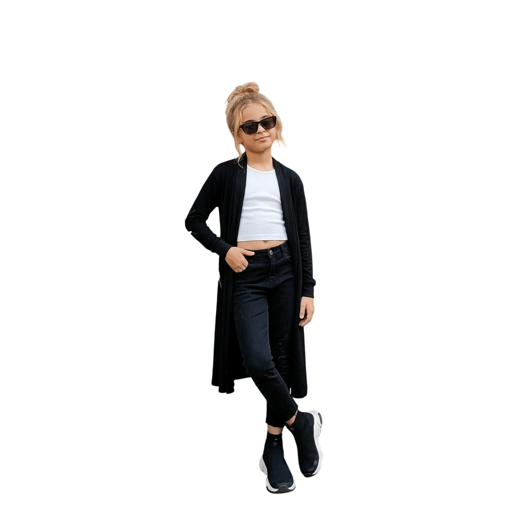Girls Boyfriend Maxi Cardigan - LUXE DIVAGirls Boyfriend Maxi CardiganGirls Boyfriend Maxi CardiganLUXE DIVALUXE DIVALSMaxiCardiBlk5-6Girls Boyfriend Maxi Cardigan5-6 YearsBlack