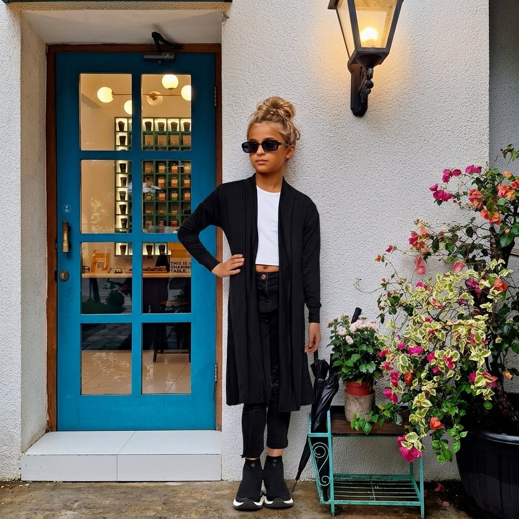 Girls Boyfriend Maxi Cardigan - LUXE DIVAGirls Boyfriend Maxi CardiganGirls Boyfriend Maxi CardiganLUXE DIVALUXE DIVALSMaxiCardiBlk5-6Girls Boyfriend Maxi Cardigan5-6 YearsBlack