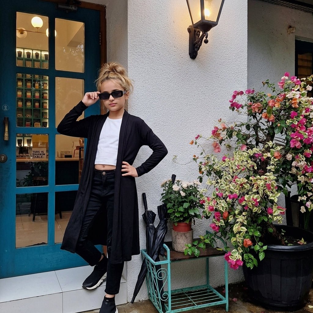 Girls Boyfriend Maxi Cardigan - LUXE DIVAGirls Boyfriend Maxi CardiganGirls Boyfriend Maxi CardiganLUXE DIVALUXE DIVALSMaxiCardiBlk5-6Girls Boyfriend Maxi Cardigan5-6 YearsBlack