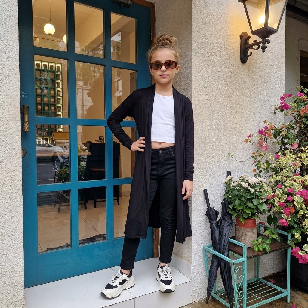 Girls Boyfriend Maxi Cardigan - LUXE DIVAGirls Boyfriend Maxi CardiganGirls Boyfriend Maxi CardiganLUXE DIVALUXE DIVALSMaxiCardiBlk5-6Girls Boyfriend Maxi Cardigan5-6 YearsBlack