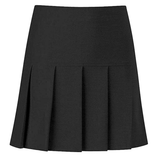LUXE DIVA Girls Pleated School Skirt Drop Waist Zip