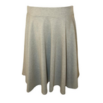 Load image into Gallery viewer, LUXE DIVA Women&#39;s Plus Size Flared Skater Skirt – Plain, Stretchy, Elastic Waist Casual Short Skirt for Ladies – UK Sizes 14 to 28 Summer Wear
