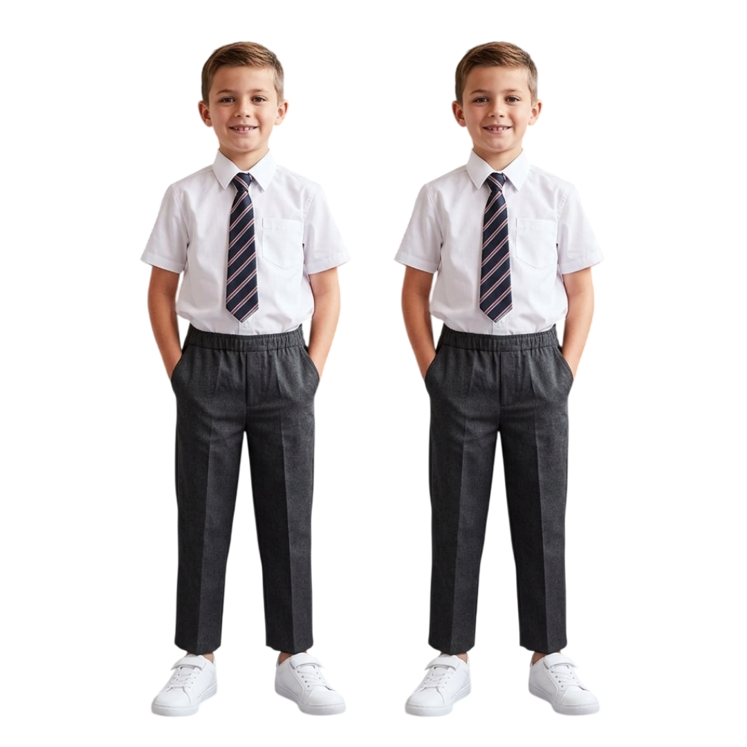 Boys Sturdy Fit School Trouser