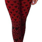 LUXE DIVA Womens Knitted Tartan Winter Leggings Ladies Soft Warm Wool Christmas Retro Pants Warm Trousers