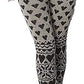 LUXE DIVA Womens Knitted Tartan Winter Leggings Ladies Soft Warm Wool Christmas Retro Pants Warm Trousers