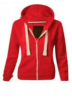 Load image into Gallery viewer, Girls Boys Children Fleece Plain Hoodie Top Kids Hooded Jacket Zip Up Warm Hoody 3-13 Years
