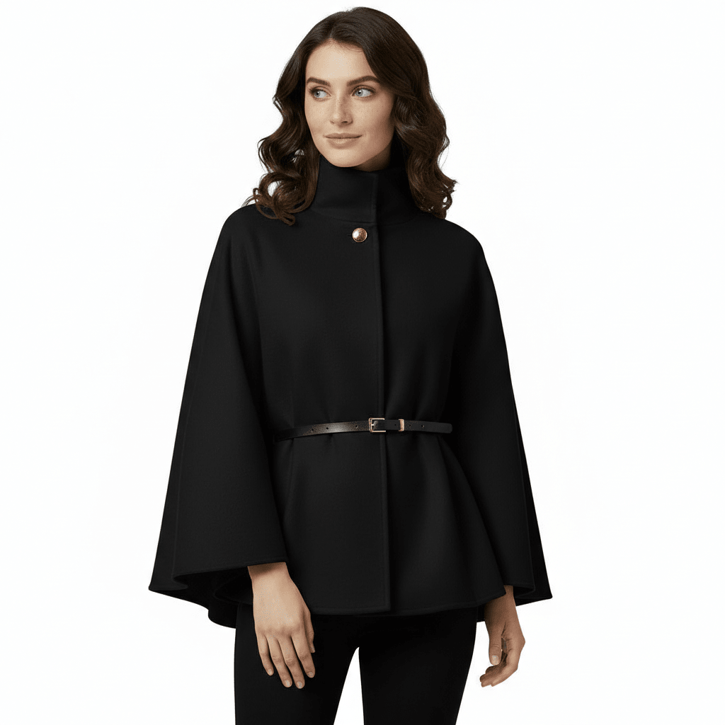 Italian Belted Poncho for Women – - LUXE DIVAItalian Belted Poncho for Women –LUXE DIVALUXE DIVA1ButBeltPonchoBlk1SItalian Belted Poncho for Women –One sizeBlack