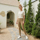 LUXE DIVA Chunky Cable Knitted Full Length Thick Leggings