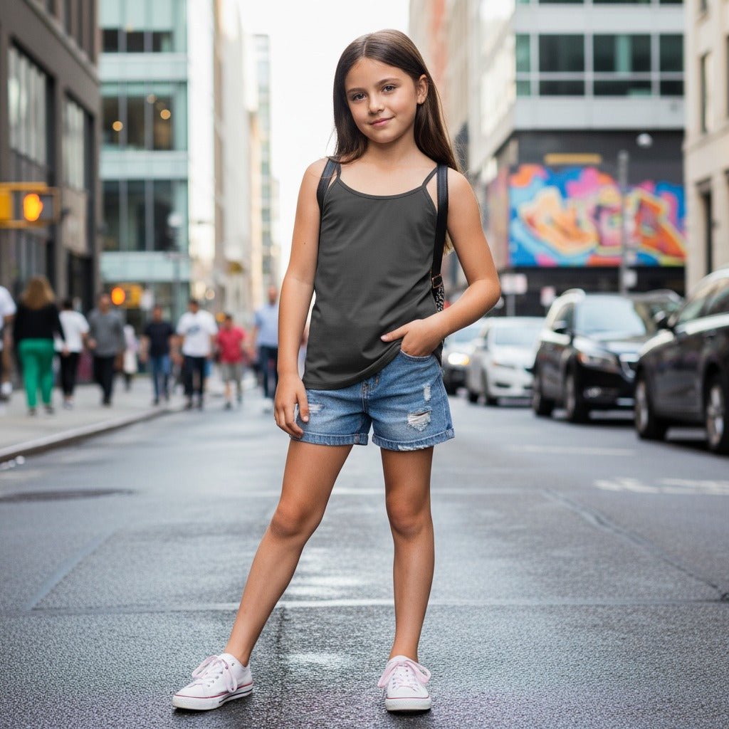 Kids Girls Plain Cotton Camisole Tank Top Stretchy Racerback Spaghetti Strap Dance Vest for Children Summer Outfit Age 5 - 13 Years - LUXE DIVAKids Girls Plain Cotton Camisole Tank Top Stretchy Racerback Spaghetti Strap Dance Vest for Children Summer Outfit Age 5 - 13 YearsLUXE DIVALUXE DIVAFitCamiVestWhite5-6Kids Girls Plain Cotton Camisole Tank Top Stretchy Racerback Spaghetti Strap Dance Vest for Children Summer Outfit Age 5 - 13 Years5 - 6 YearsWhite