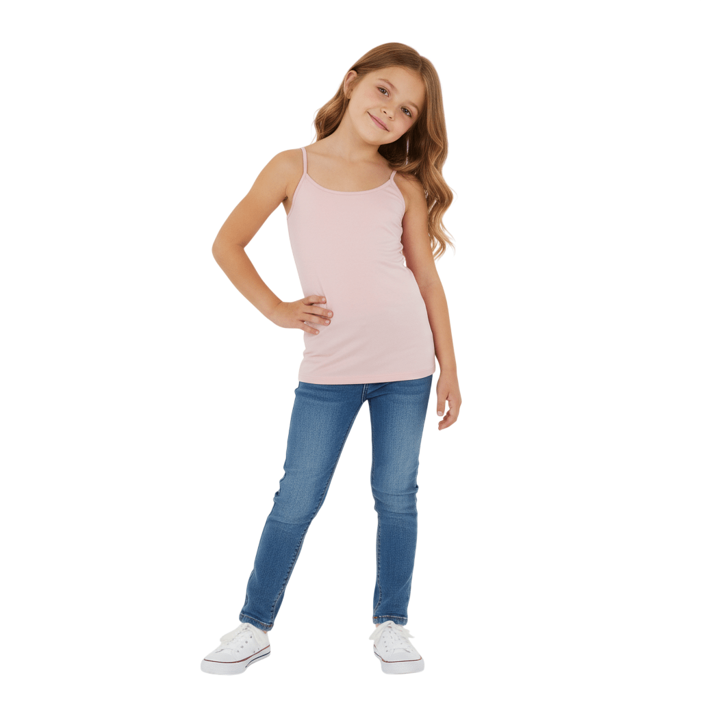 Kids Girls Plain Cotton Camisole Tank Top Stretchy Racerback Spaghetti Strap Dance Vest for Children Summer Outfit Age 5 - 13 Years - LUXE DIVAKids Girls Plain Cotton Camisole Tank Top Stretchy Racerback Spaghetti Strap Dance Vest for Children Summer Outfit Age 5 - 13 YearsLUXE DIVALUXE DIVAFitCamiVestWhite5-6Kids Girls Plain Cotton Camisole Tank Top Stretchy Racerback Spaghetti Strap Dance Vest for Children Summer Outfit Age 5 - 13 Years5 - 6 YearsWhite