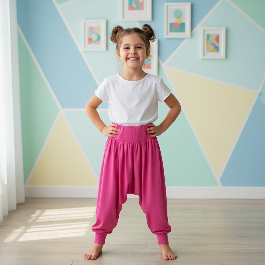 Kids Harem Loose Casual Baggy Sports - LUXE DIVAKids Harem Loose Casual Baggy SportsLUXE DIVALUXE DIVAHaremTrouserCerise5-6Kids Harem Loose Casual Baggy Sports5 - 6 YearsCerise