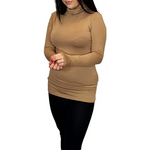 Load image into Gallery viewer, Ladies Polo Roll Neck Long Sleeve Turtle Neck Plain Jumpers
