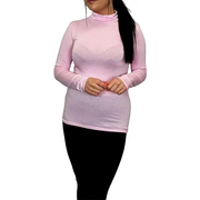 Ladies Polo Roll Neck Long Sleeve Turtle Neck Plain Jumpers