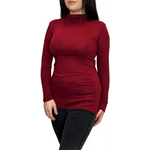 Load image into Gallery viewer, Ladies Polo Roll Neck Long Sleeve Turtle Neck Plain Jumpers
