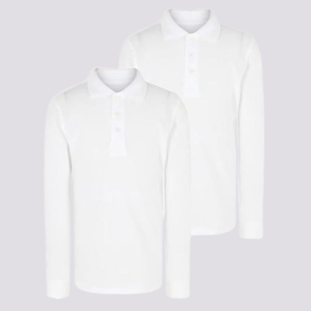 LUXE DIVA Boys Plain Polo Shirts Kids Summer Long Sleeve School T-Shirts Top School Shirts Uniform PE Top - LUXE DIVALUXE DIVA Boys Plain Polo Shirts Kids Summer Long Sleeve School T-Shirts Top School Shirts Uniform PE TopBoys tshirtLUXE DIVALUXE DIVABoyLSPoloShirtWhite3-4LUXE DIVA Boys Plain Polo Shirts Kids Summer Long Sleeve School T-Shirts Top School Shirts Uniform PE Top3 - 4 yearsWhite