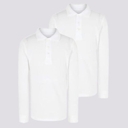 LUXE DIVA Boys Plain Polo Shirts Kids Summer Long Sleeve School T-Shirts Top School Shirts Uniform PE Top - LUXE DIVALUXE DIVA Boys Plain Polo Shirts Kids Summer Long Sleeve School T-Shirts Top School Shirts Uniform PE TopBoys tshirtLUXE DIVALUXE DIVABoyLSPoloShirtWhite3-4LUXE DIVA Boys Plain Polo Shirts Kids Summer Long Sleeve School T-Shirts Top School Shirts Uniform PE Top3 - 4 yearsWhite