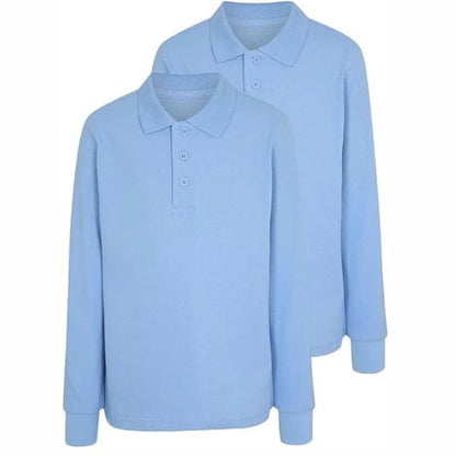 LUXE DIVA Boys Plain Polo Shirts Kids Summer Long Sleeve School T-Shirts Top School Shirts Uniform PE Top - LUXE DIVALUXE DIVA Boys Plain Polo Shirts Kids Summer Long Sleeve School T-Shirts Top School Shirts Uniform PE TopBoys tshirtLUXE DIVALUXE DIVABoyLSPoloShirtSBlue3-4LUXE DIVA Boys Plain Polo Shirts Kids Summer Long Sleeve School T-Shirts Top School Shirts Uniform PE Top3 - 4 yearsSky Blue