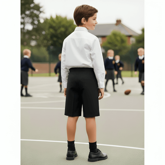 LUXE DIVA Boys School Shorts – - LUXE DIVALUXE DIVA Boys School Shorts –School shortLUXE DIVALUXE DIVASchoolShortBlk2-3LUXE DIVA Boys School Shorts –2 - 3 YearsBlack