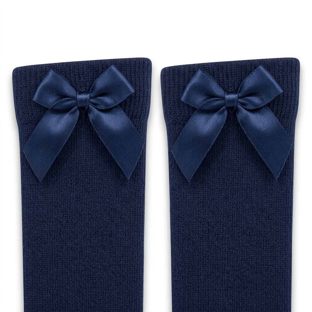 LUXE DIVA Cotton Rich Girls Knee High School Bow Socks Pack 3 6 12 - LUXE DIVALUXE DIVA Cotton Rich Girls Knee High School Bow Socks Pack 3 6 12Knee SocksLUXE DIVALUXE DIVAP12KneHiBowSockWhite2-3LUXE DIVA Cotton Rich Girls Knee High School Bow Socks Pack 3 6 122-3White Pack OF 12