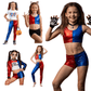 LUXE DIVA Crop top,Hotpant,Legging & Vest Crop Top and Hot Pants Set - LUXE DIVALUXE DIVA Crop top,Hotpant,Legging & Vest Crop Top and Hot Pants SetMetallic setLUXE DIVALUXE DIVALUXE DIVA Crop top,Hotpant,Legging & Vest Crop Top and Hot Pants Set3-4 yearsVest & Legging
