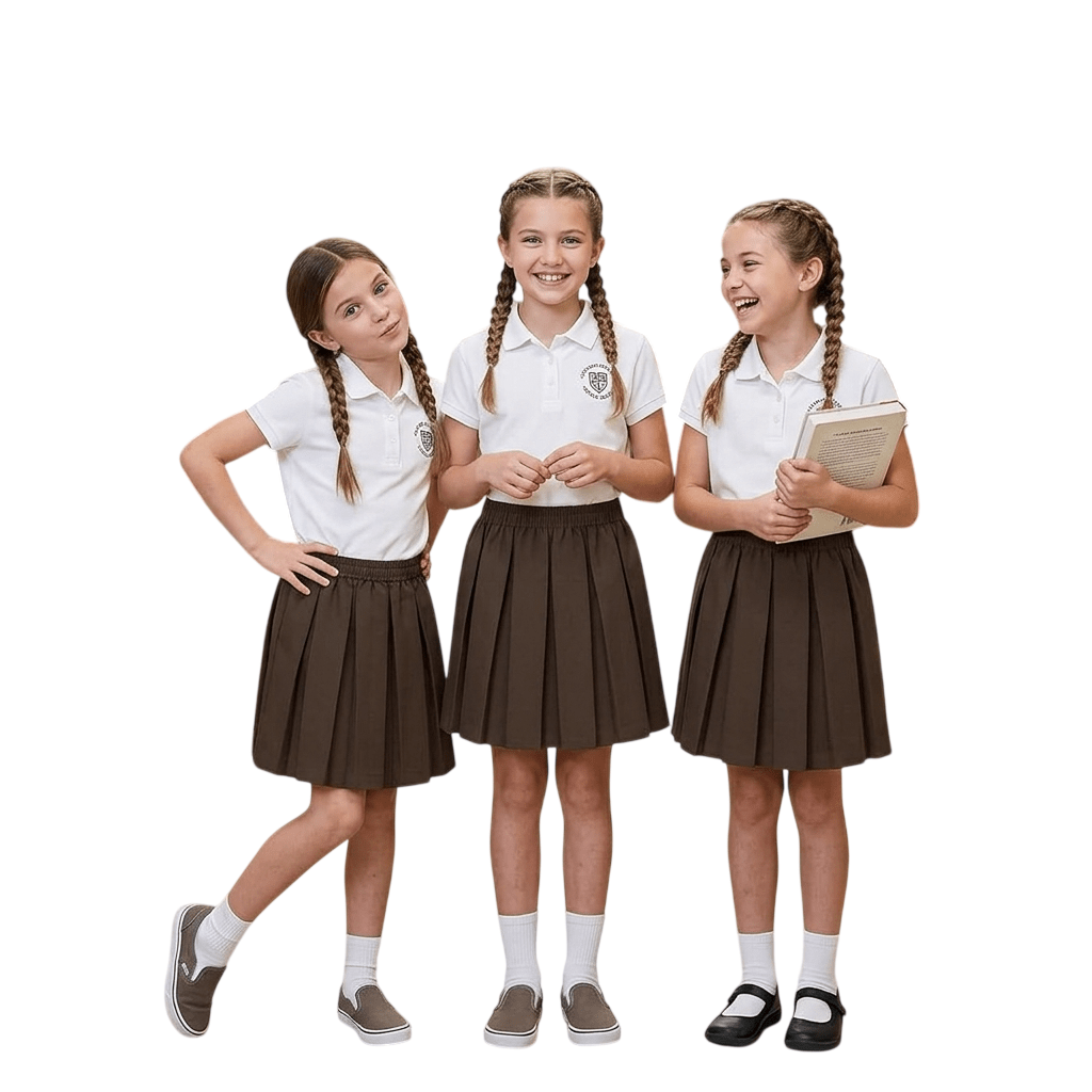 LUXE DIVA Elastic Box Pleat Skirt (PACK OF 3) - LUXE DIVALUXE DIVA Elastic Box Pleat Skirt (PACK OF 3)Elastic Box Pleat Skirt (PACK OF 3)LUXE DIVALUXE DIVAPx3BoxPletSkirtBrown2-3LUXE DIVA Elastic Box Pleat Skirt (PACK OF 3)2-3 yearsBrown